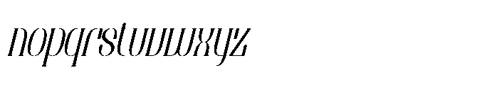 Brunelis Noctelle Italic Font LOWERCASE