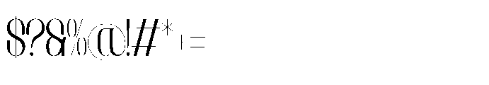 Brunelis Noctelle Regular Font OTHER CHARS