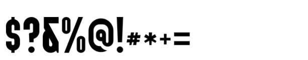 Bruon Regular Font OTHER CHARS
