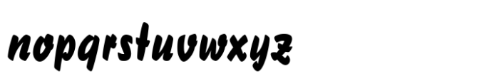Brush 738 Std Regular Font LOWERCASE