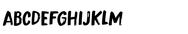 Brush Aside Regular Font UPPERCASE