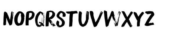 Brush Aside Regular Font UPPERCASE