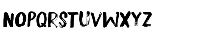 Brush Aside Regular Font LOWERCASE