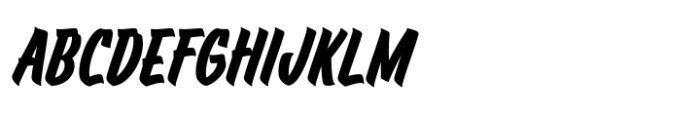 Brush Joney Font UPPERCASE