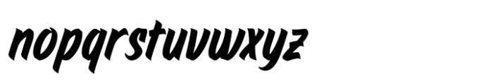 Brush Joney Font LOWERCASE