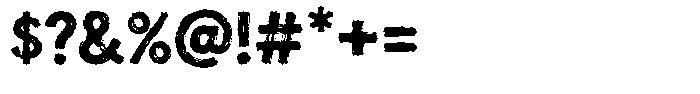 Brush Sans Font OTHER CHARS