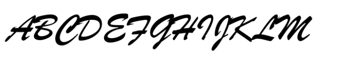 Brush Script Std Italic Font UPPERCASE