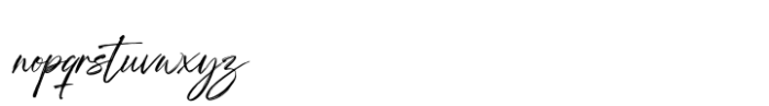 Brush Sinergi Font LOWERCASE