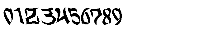 Brush Vandal Regular Font OTHER CHARS