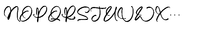 Brushability Font UPPERCASE