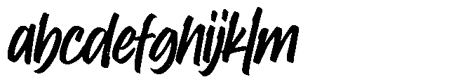 Brushed Letters FONT