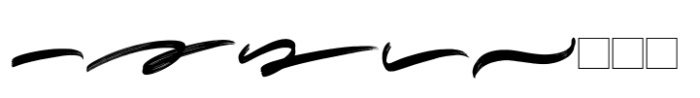 Brushtter Swashes Font LOWERCASE