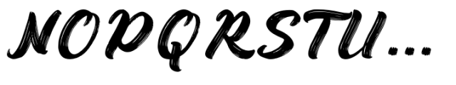 Bruskest Font UPPERCASE