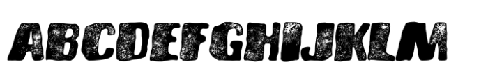 Brusnika Ink Letterpress Italic Font UPPERCASE
