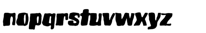 Brusnika Molten Italic Font LOWERCASE