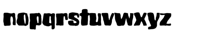 Brusnika Molten Font LOWERCASE