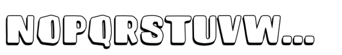 Brusnika Shadow Font UPPERCASE
