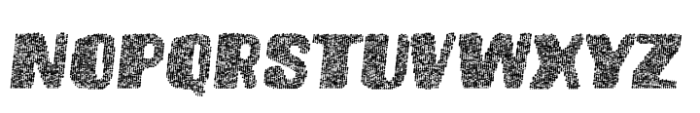 Brusnika Texture Italic Font UPPERCASE