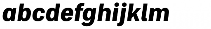 Bruta Global Condensed Bold Italic Font LOWERCASE