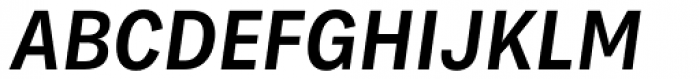 Bruta Global Condensed Semi Bold Italic Font UPPERCASE