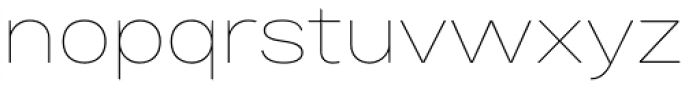 Bruta Global Extended Thin Font LOWERCASE