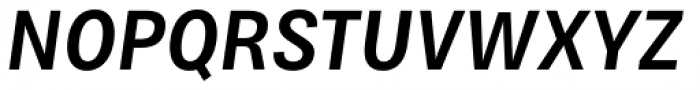 Bruta Pro Condensed Semi Bold Italic Font UPPERCASE