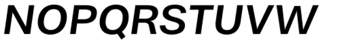 Bruta Pro Regular Semi Bold Italic Font UPPERCASE