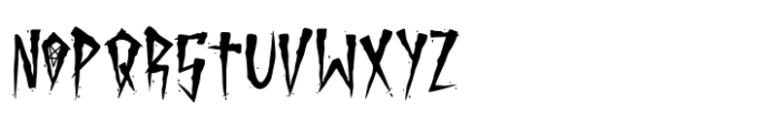 Brutal Brushstrokes Regular Font UPPERCASE