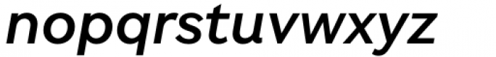 Brutalista Medium Italic Font LOWERCASE