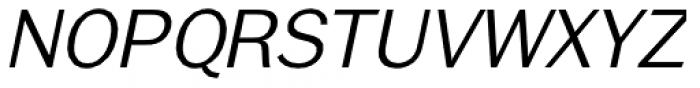 Brute Sans Light Italic Font UPPERCASE