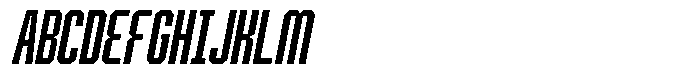 Bruteforce Bold Italic Font UPPERCASE