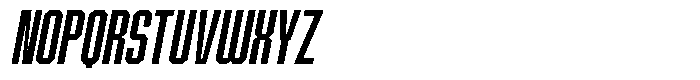 Bruteforce Bold Italic Font UPPERCASE