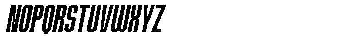 Bruteforce Extra Bold Italic Font UPPERCASE