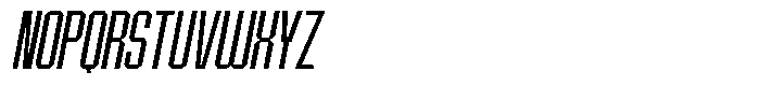 Bruteforce Italic Font UPPERCASE