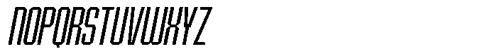 Bruteforce Italic Font LOWERCASE