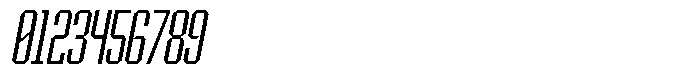 Bruteforce Light Italic Font OTHER CHARS