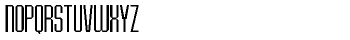 Bruteforce Light Font LOWERCASE