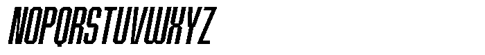 Bruteforce Semi Bold Italic Font UPPERCASE