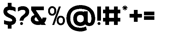 Brutelo Bold Font OTHER CHARS