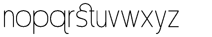 Brutelo Light Font LOWERCASE