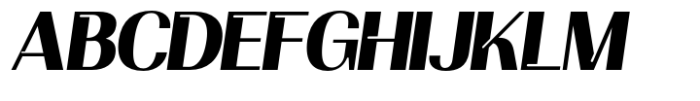 Brutone Black Max Oblique Font UPPERCASE