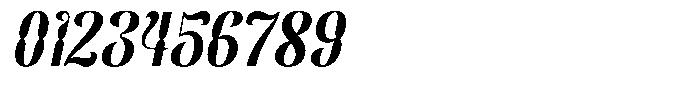 Brylan Italic Font OTHER CHARS