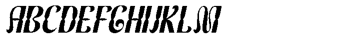 Brylan Italic Font UPPERCASE