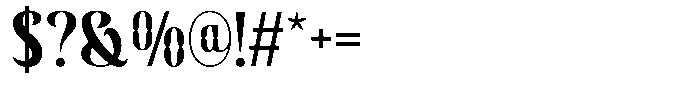 Brylan Regular Font OTHER CHARS