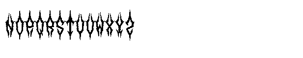 Brythor Font LOWERCASE