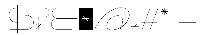 BRASS Filled E8111f5f Font OTHER CHARS