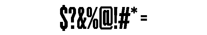 BRICKTRIAL Black Instance Font OTHER CHARS