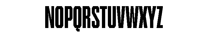 BRICKTRIAL Black Instance Font UPPERCASE