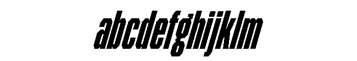 BRICKTRIAL BlackItalic Instance FONT