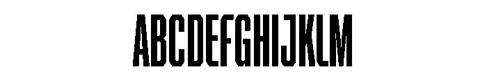 BRICKTRIAL Bold Instance Font UPPERCASE